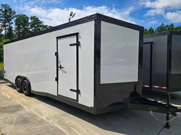 New Enclosed 8.5x24Ta3 Car Hauler Trailer