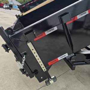 New 7x16x2 Black Dump Trailer - Image 4