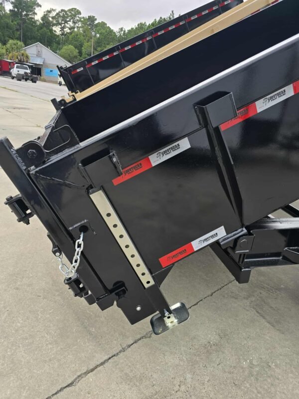 New 7x16x2 Black Dump Trailer