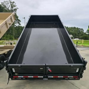 New 7x16x2 Black Dump Trailer - Image 5