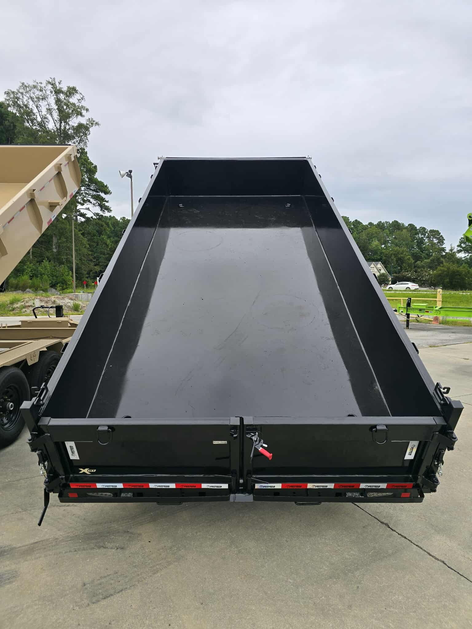 New 7x16x2 Black Dump Trailer - Image 5