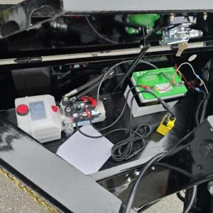 New 7x16x4 Black Dump Trailer - Image 4