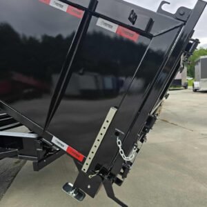 New 7x16x4 Black Dump Trailer - Image 5