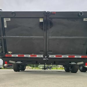 New 7x16x4 Black Dump Trailer - Image 6