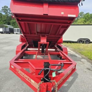 New 7x14x2 Red Dump Trailer - Image 2
