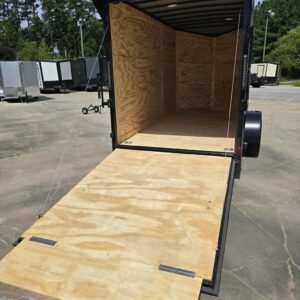 New Enclosed 6x12Sa Blue Metallic Cargo Trailer - Image 4