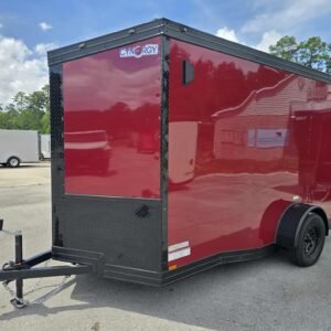 New Enclosed 6x12Sa Brandy Wine Cargo Trailer