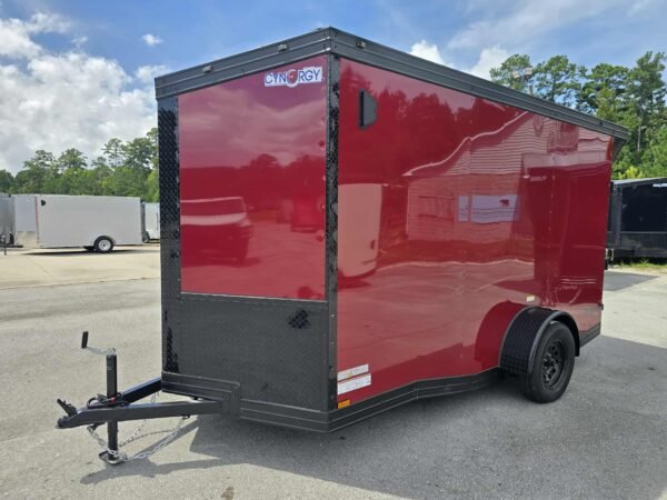 New Enclosed 6x12Sa Brandy Wine Cargo Trailer