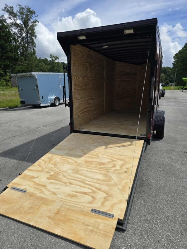New Enclosed 6x12Sa Brandy Wine Cargo Trailer