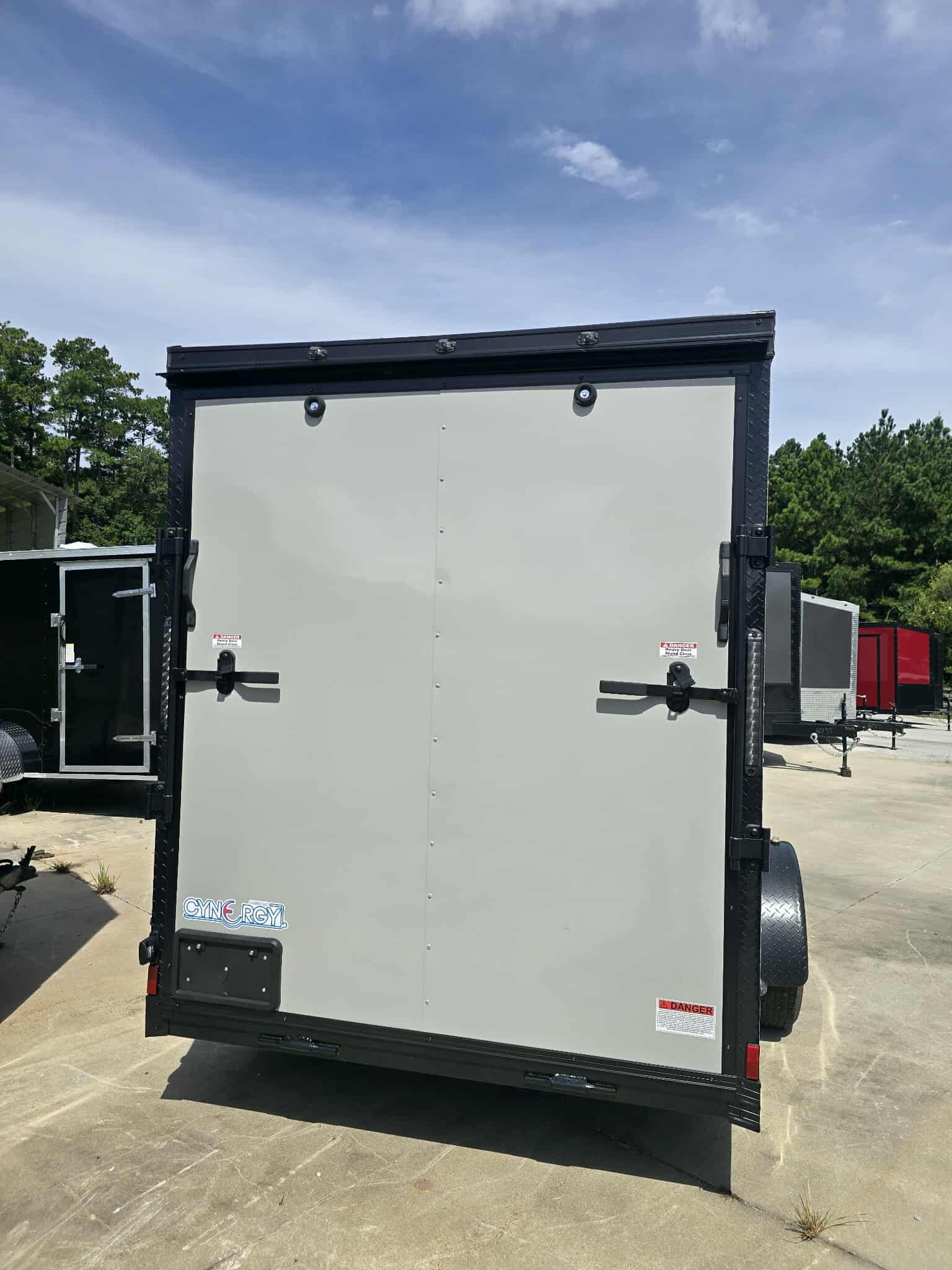 New Enclose 6x12sa Dove Gray Cargo Trailer - Image 3