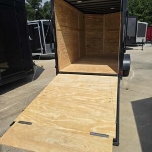 New Enclose 6x12sa Dove Gray Cargo Trailer - Image 4