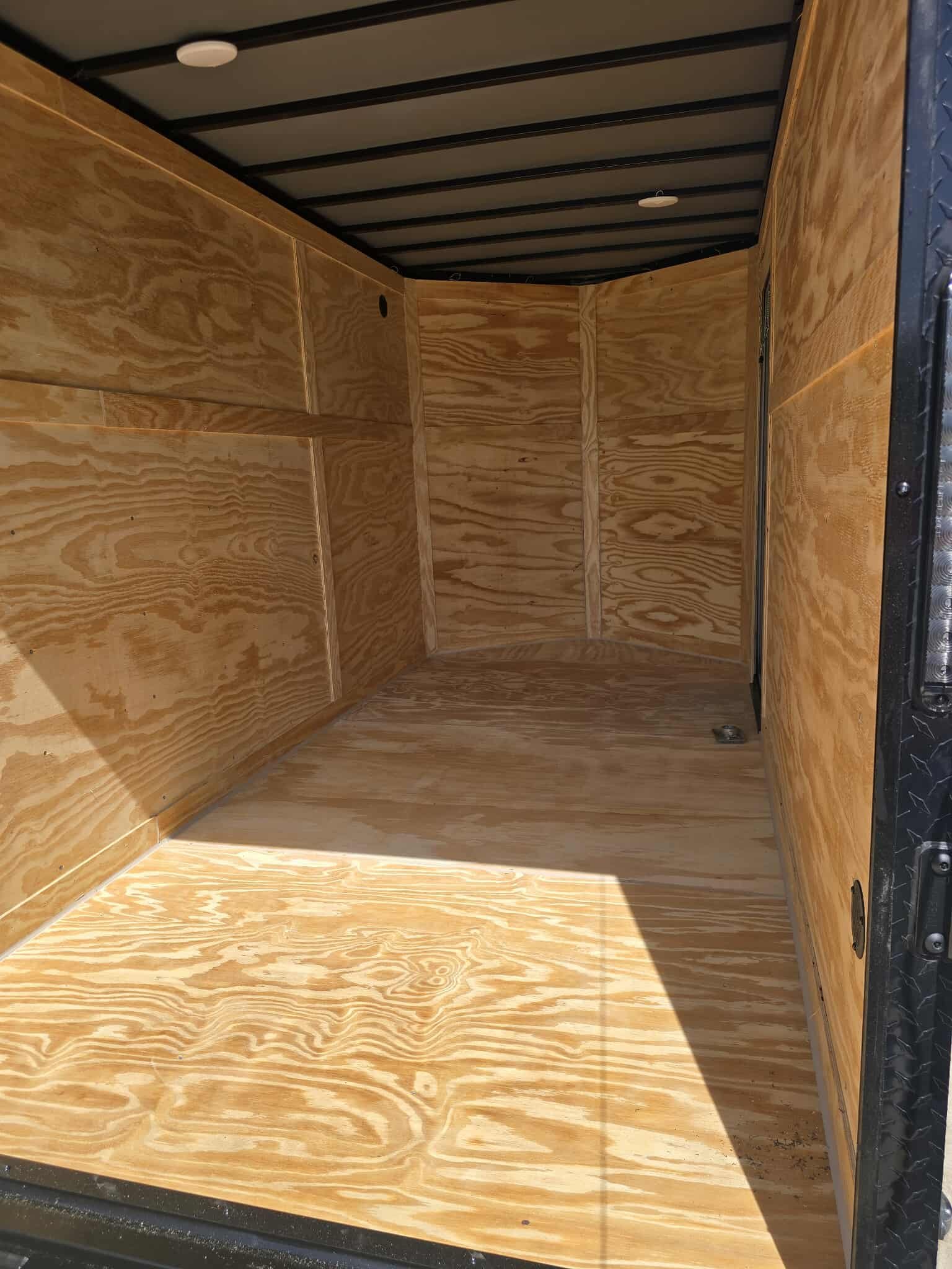 New Enclose 6x12sa Dove Gray Cargo Trailer - Image 5