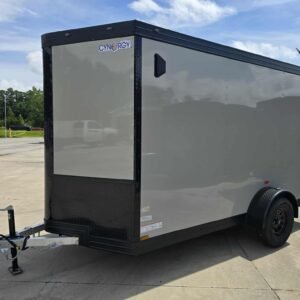 New Aluminum Frame Enclosed 6x12Sa Cargo Trailer