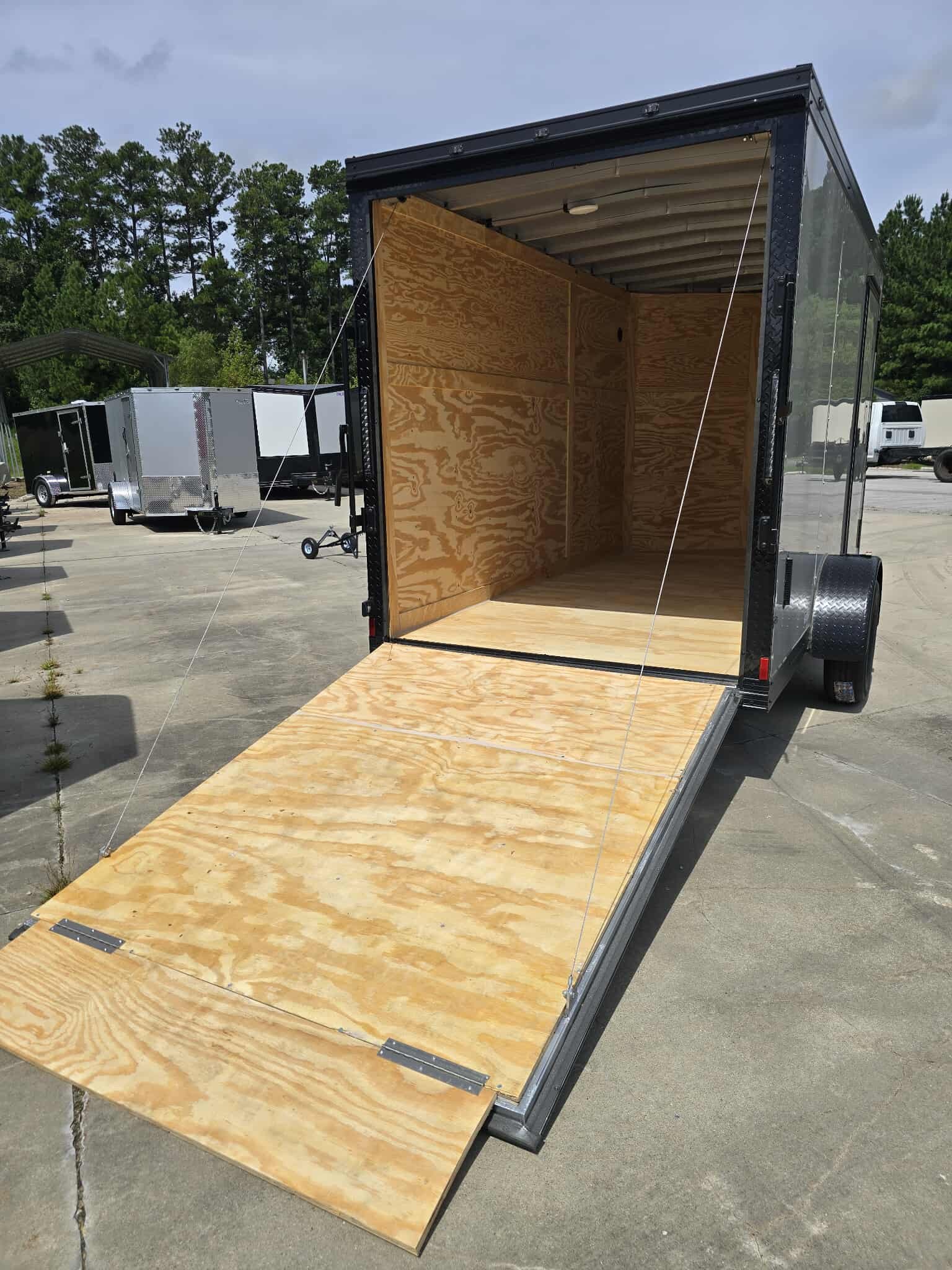 New Aluminum Frame Enclosed 6x12Sa Cargo Trailer - Image 5