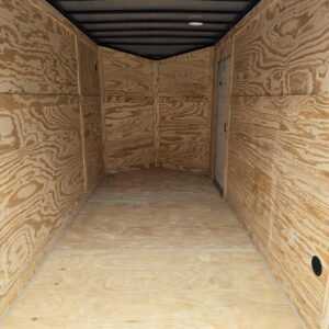 New Enclosed 6x12Sa Purple Cargo Trailer - Image 5