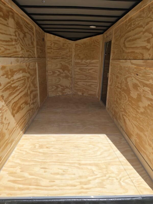 New Enclosed 6x12Sa Red Cargo Trailer