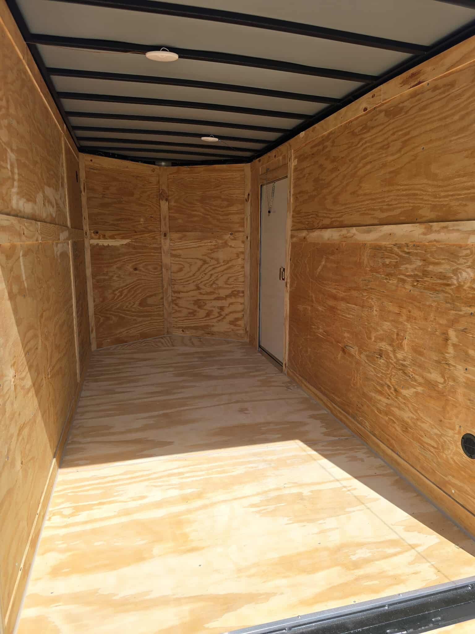 New Enclosed 6x12sa Silver Cargo Trailer - Image 5