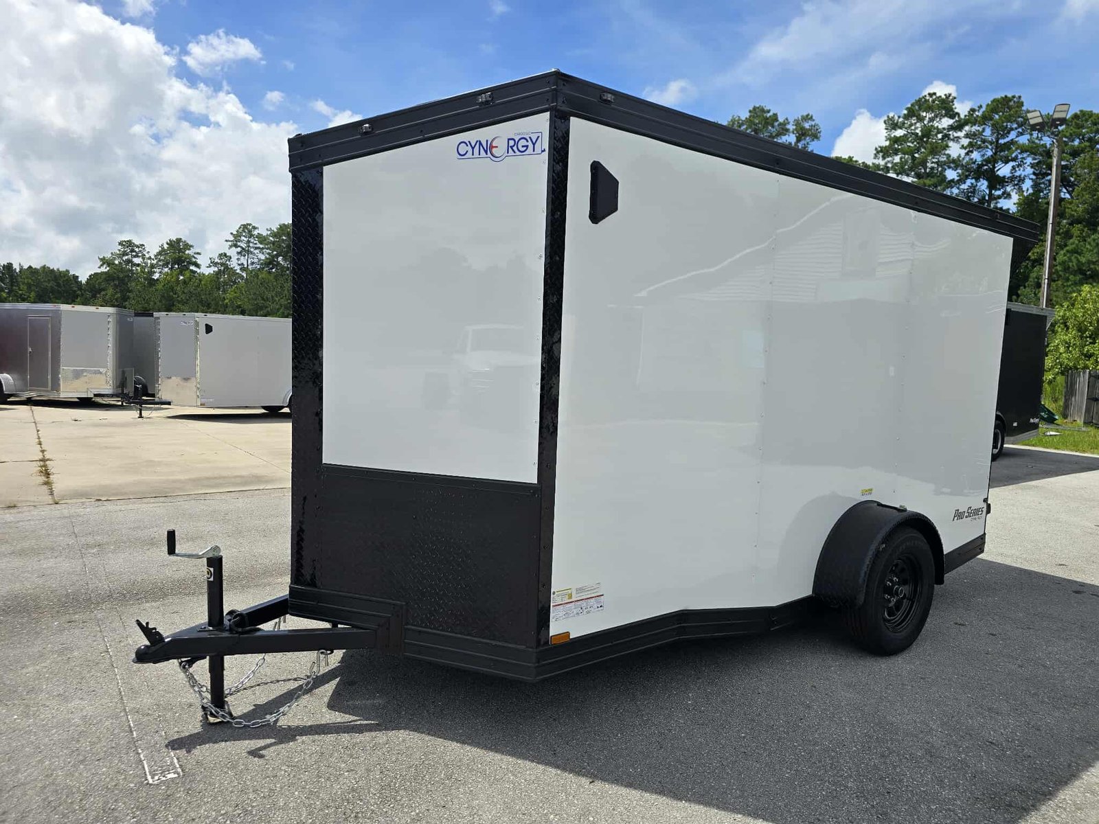 New Enclosed 6x12Sa White Cargo Trailer - Image 1