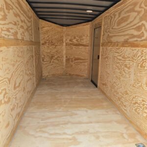 New Enclosed 6x12Sa White Cargo Trailer - Image 5