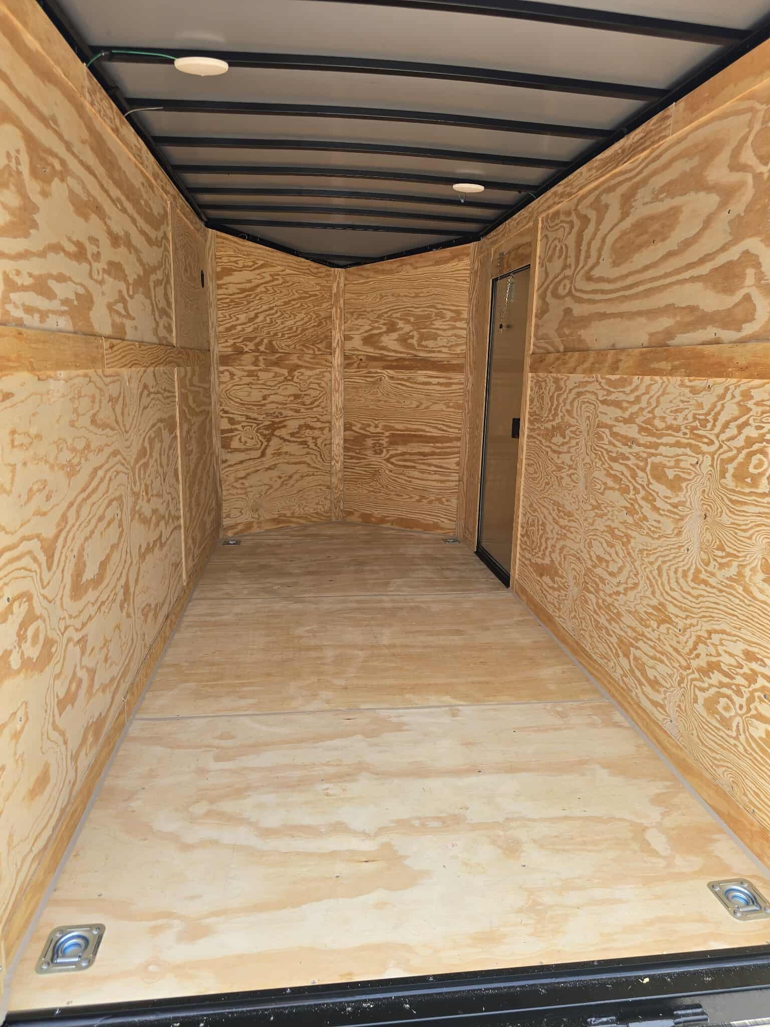 New Enclosed 6x12Sa White Cargo Trailer - Image 5