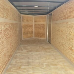 New Enclosed 6x12Sa Silver Cargo Trailer - Image 4