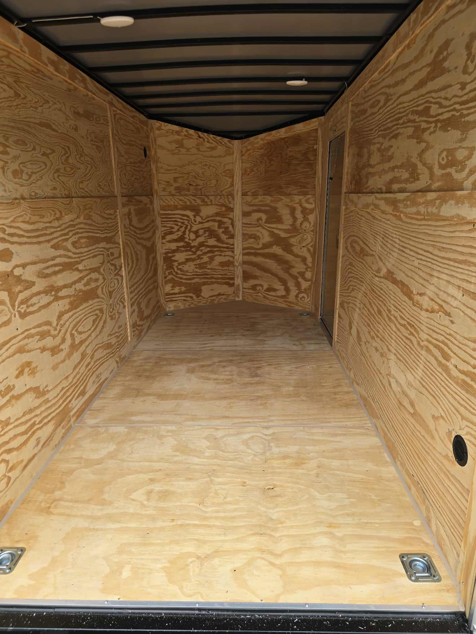 New Enclosed 6x12Sa Metallic Blue Cargo Trailer - Image 5