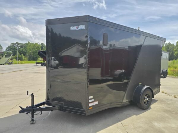 New Enclosed 6x12Sa Two Tone Cargo Trailer