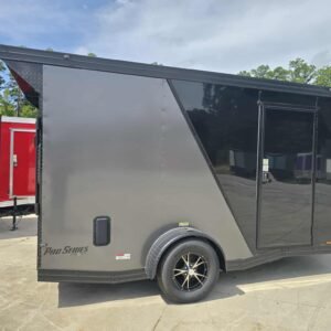 New Enclosed 6x12Sa Two Tone Cargo Trailer