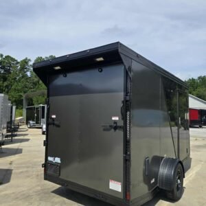 New Enclosed 6x12Sa Two Tone Cargo Trailer - Image 3