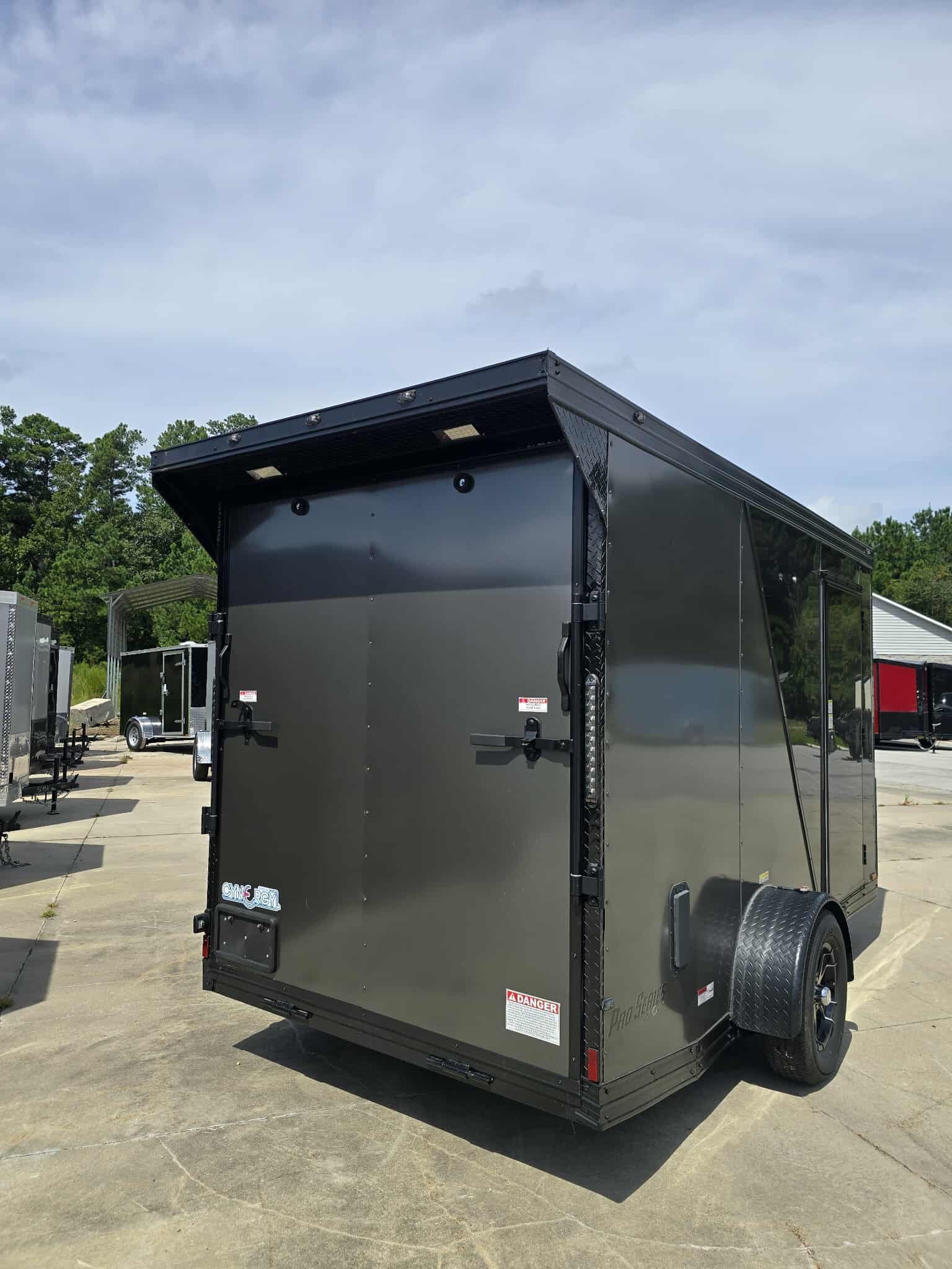 New Enclosed 6x12Sa Two Tone Cargo Trailer - Image 3