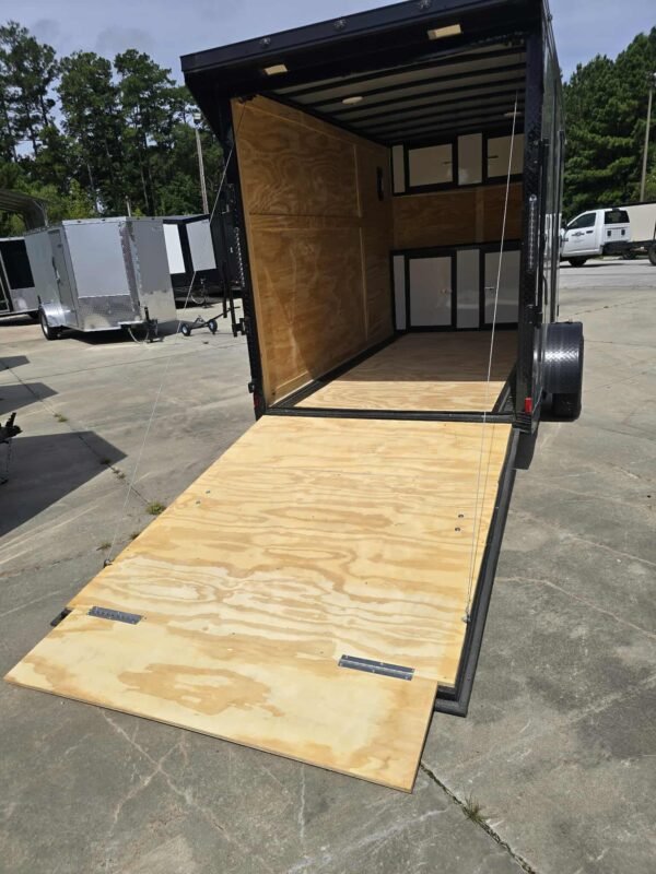 New Enclosed 6x12Sa Two Tone Cargo Trailer