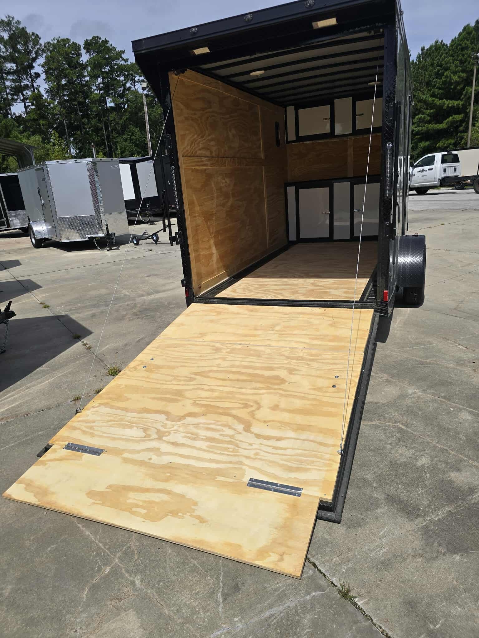 New Enclosed 6x12Sa Two Tone Cargo Trailer - Image 4