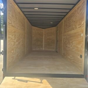 Enclosed 7x16 Gold Enclosed Cargo Trailer - Image 3