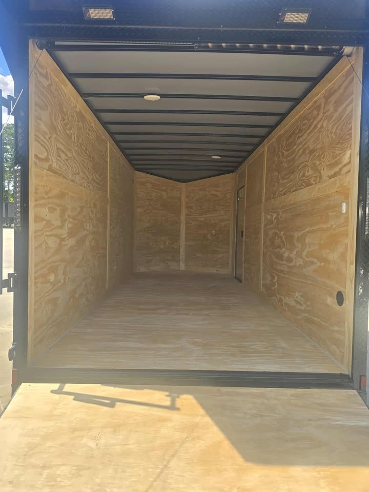 Enclosed 7x16 Gold Enclosed Cargo Trailer - Image 3