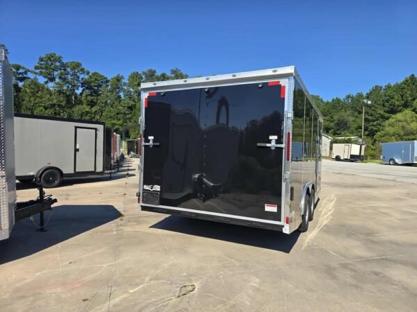 Enclosed 8.5x16 Black Enclosed Cargo Trailer