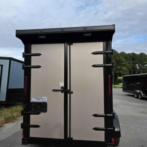 Enclosed 6x12Ta Desert Rose Cargo Trailer