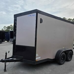 Enclosed 6x12Ta Desert Rose Cargo Trailer - Image 4