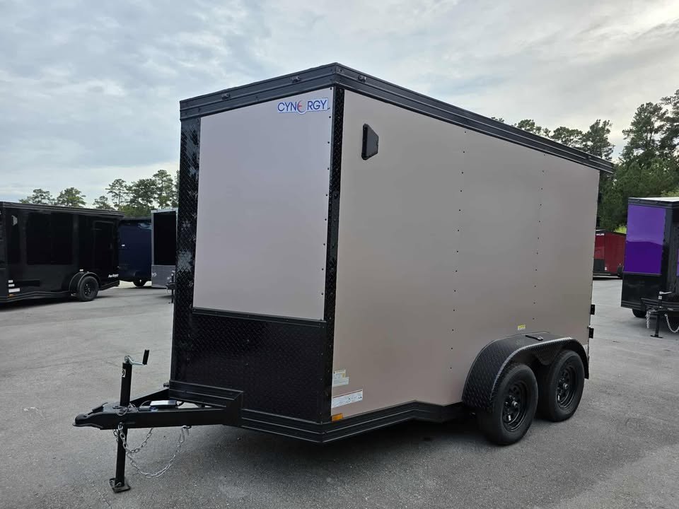 Enclosed 6x12Ta Desert Rose Cargo Trailer - Image 4