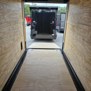 Enclosed 6x12 Indigo Blue Cargo Trailer - Image 5