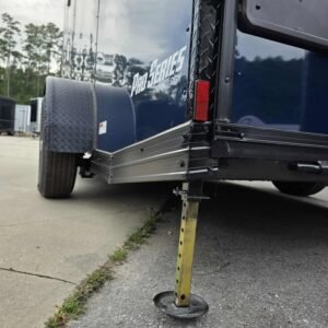 Enclosed 6x12 Indigo Blue Cargo Trailer - Image 3