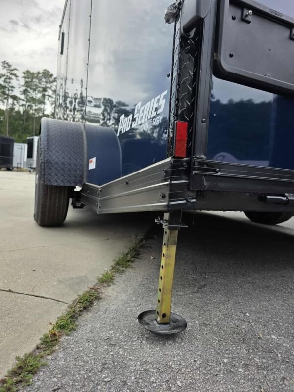 Enclosed 6x12 Indigo Blue Cargo Trailer