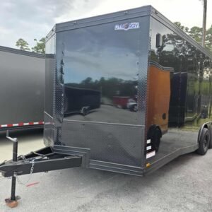 Enclosed 8.5x20 Black Cargo Trailer - Image 2