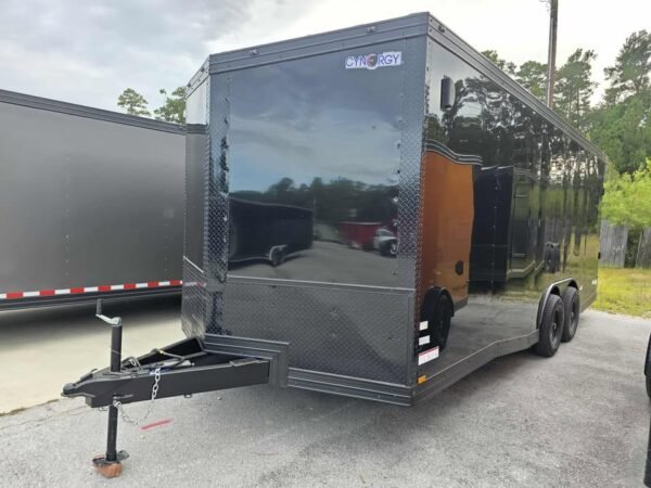 Enclosed 8.5x20 Black Cargo Trailer