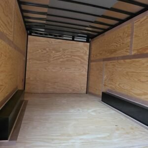 Enclosed 8.5x20 Black Cargo Trailer - Image 3