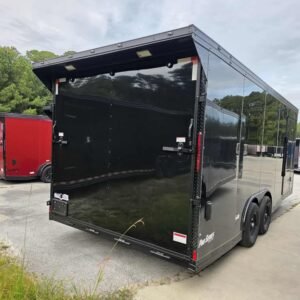 Enclosed 8.5x20 Black Cargo Trailer - Image 4
