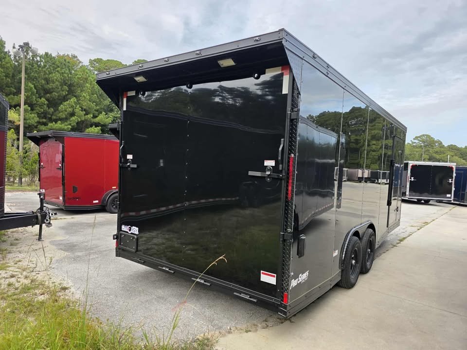 Enclosed 8.5x20 Black Cargo Trailer - Image 4