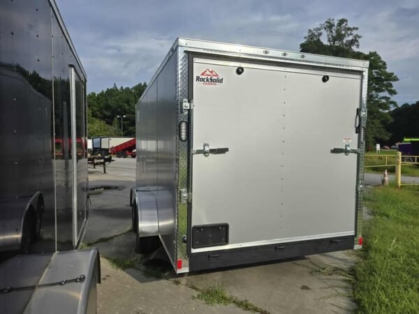 Enclosed 7x16 Silver Cargo Trailer