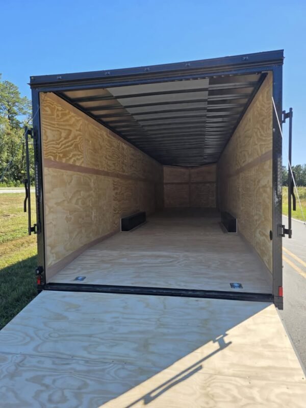 Enclosed 8.5x32 Black Cargo Trailer/Car Hauler