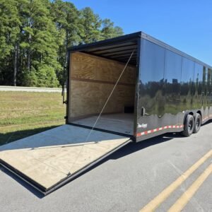 Enclosed 8.5x32 Black Cargo Trailer/Car Hauler - Image 5
