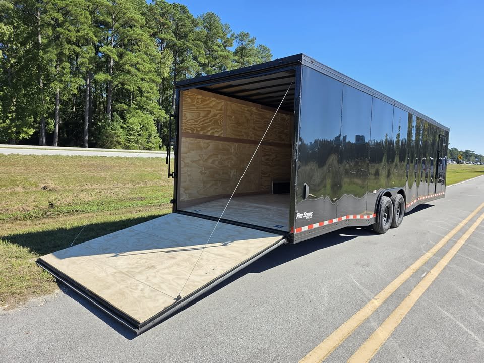 Enclosed 8.5x32 Black Cargo Trailer/Car Hauler - Image 5